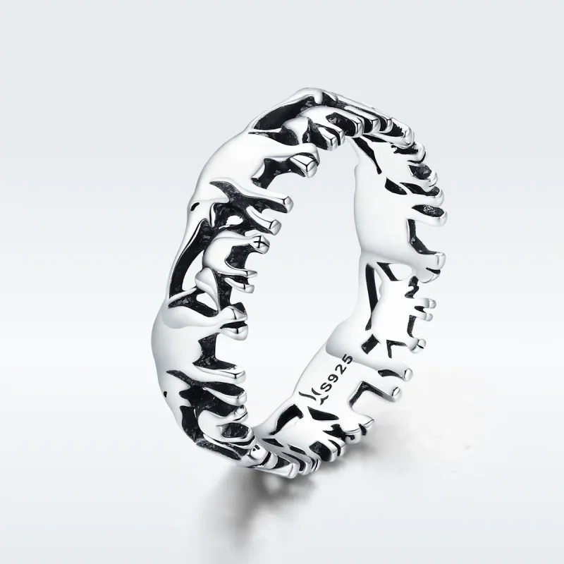 (image for) Silver Elephant Family Ring - PANDORA Style - SCR344 - Product Image