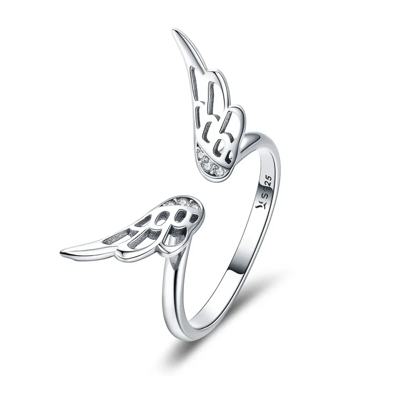 (image for) Silver Elf Wings Ring - PANDORA Style - SCR457 - Product Image