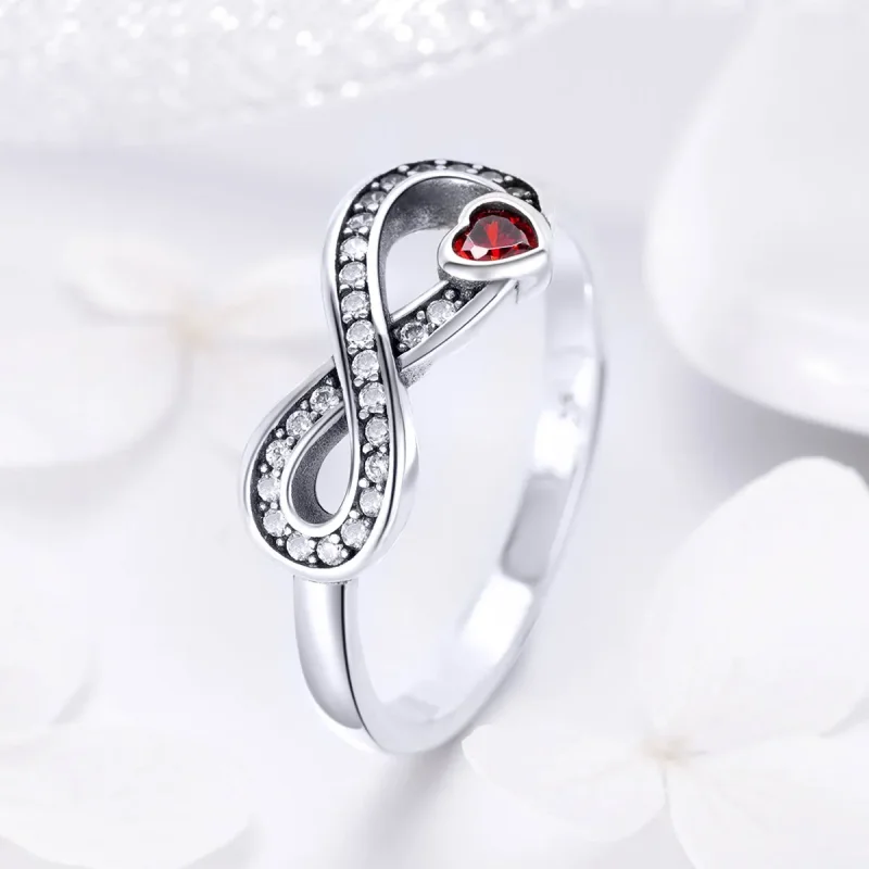 (image for) Silver Enduring Heart Ring - PANDORA Style - SCR415 - View 2