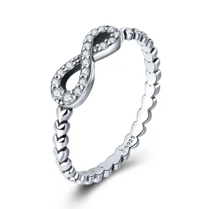 (image for) Silver Eternal Heart Ring - PANDORA Style - SCR414