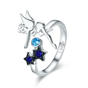 (image for) Silver Fairy of Night Ring - PANDORA Style - SCR349