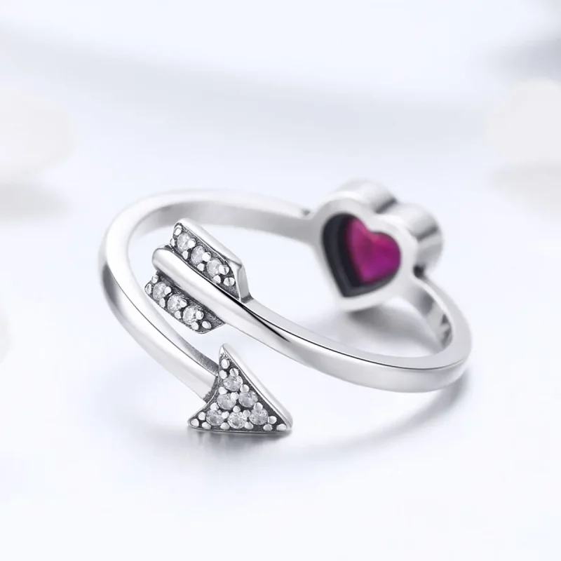 (image for) Silver Fall In Love Ring - PANDORA Style - SCR436 - View 4