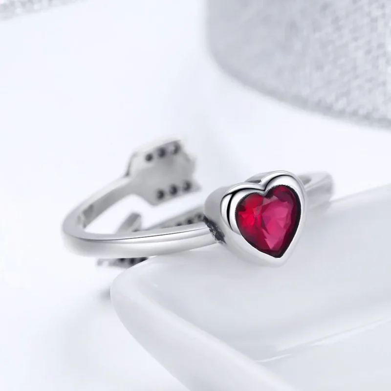(image for) Silver Fall In Love Ring - PANDORA Style - SCR436 - View 5