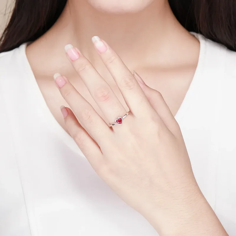 (image for) Silver Fall In Love Ring - PANDORA Style - SCR436 - View 6