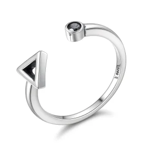 (image for) Silver Geometric Movement Ring - PANDORA Style - SCR144