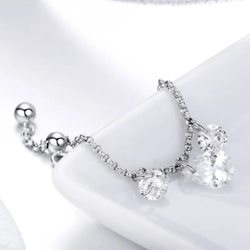 (image for) Silver Glow Ring - PANDORA Style - SCR485 - View 2