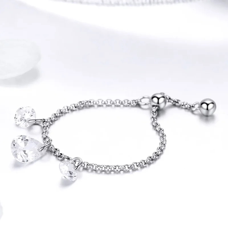 (image for) Silver Glow Ring - PANDORA Style - SCR485 - View 4