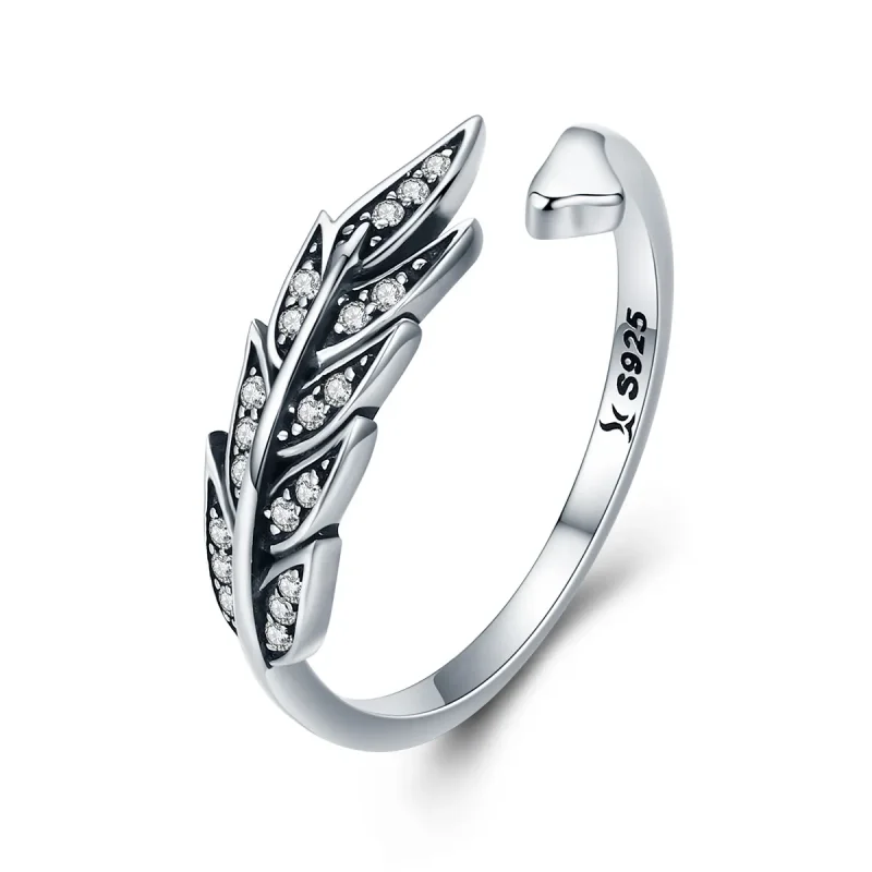 (image for) Silver Gorgeous Leaves Ring - PANDORA Style - SCR313 - Product Image