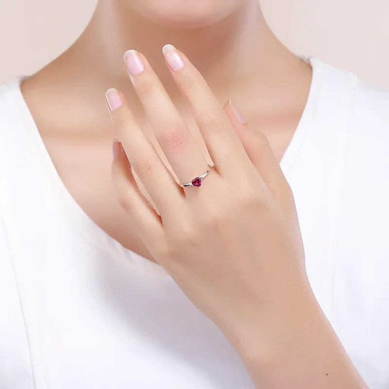 (image for) Silver Heartbeat Ring - PANDORA Style - SCR389 - View 5