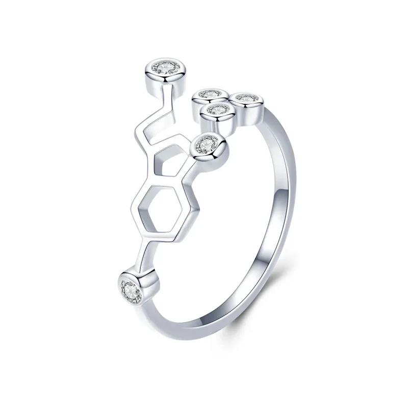 (image for) Silver Honeycomb Ring - PANDORA Style - SCR433 - Product Image