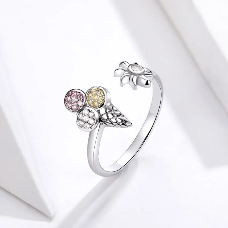 (image for) Silver Ice Cream Ring - PANDORA Style - SCR529 - View 4