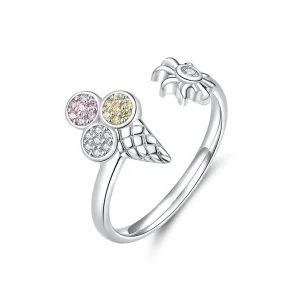 (image for) Silver Ice Cream Ring - PANDORA Style - SCR529