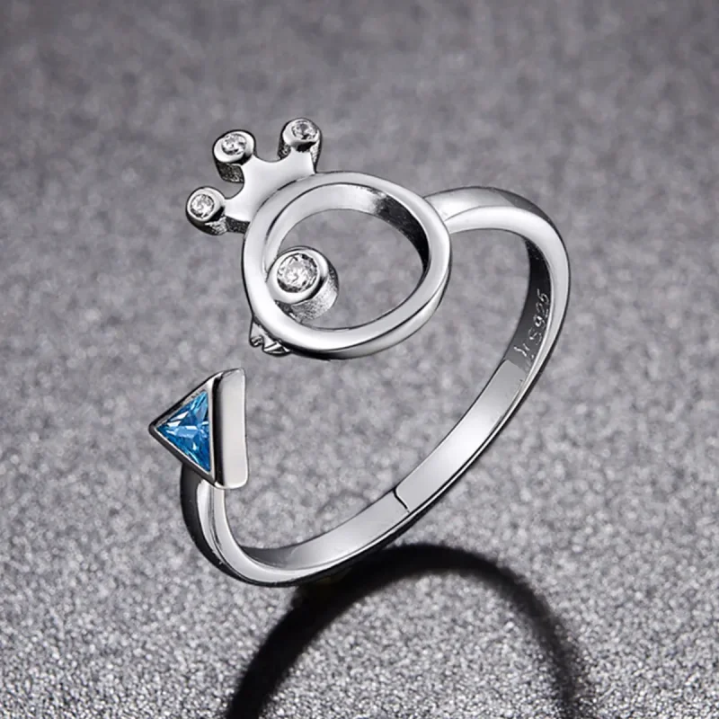 (image for) Silver King of Fish Ring - PANDORA Style - SCR079 - View 2