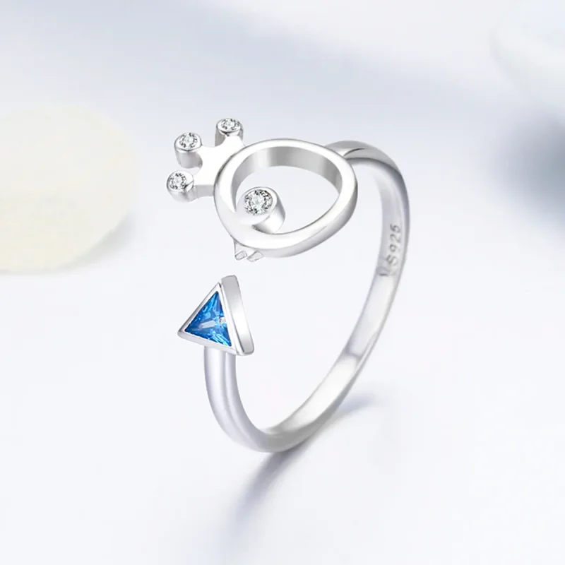 (image for) Silver King of Fish Ring - PANDORA Style - SCR079 - View 3