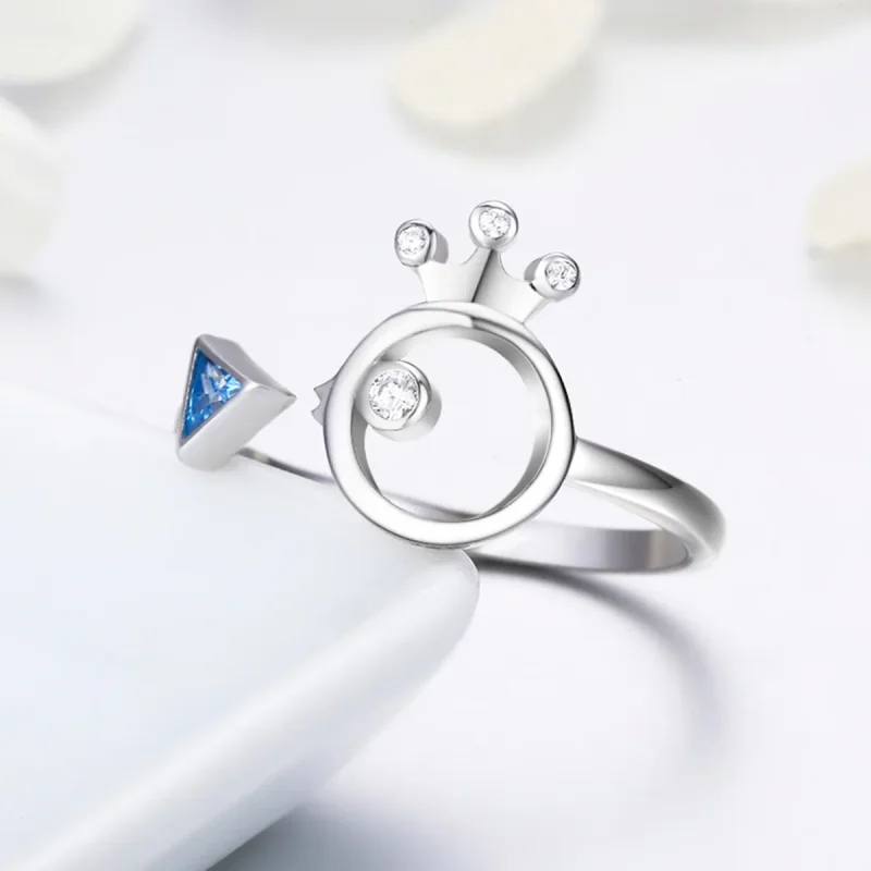 (image for) Silver King of Fish Ring - PANDORA Style - SCR079 - View 4
