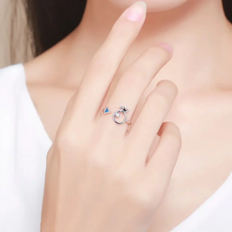 (image for) Silver King of Fish Ring - PANDORA Style - SCR079 - View 5