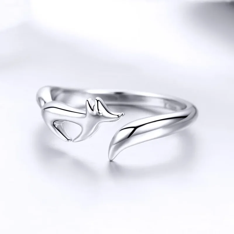 (image for) Silver Little Fox Ring - PANDORA Style - SCR478 - View 3