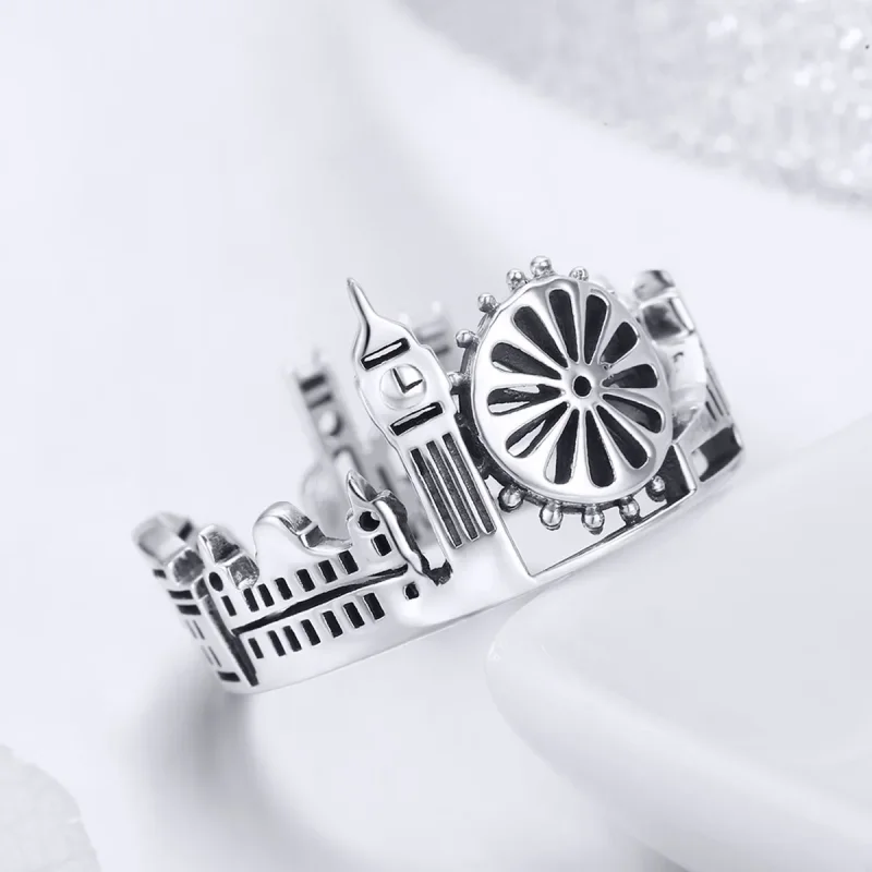 (image for) Silver London Ring - PANDORA Style - SCR474 - View 2