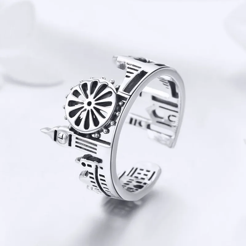 (image for) Silver London Ring - PANDORA Style - SCR474 - View 3