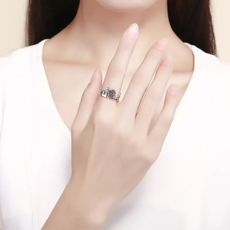 (image for) Silver London Ring - PANDORA Style - SCR474 - View 5