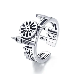 (image for) Silver London Ring - PANDORA Style - SCR474