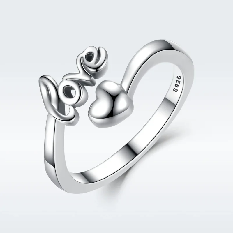 (image for) Silver Love For You Ring - PANDORA Style - SCR024 - View 6