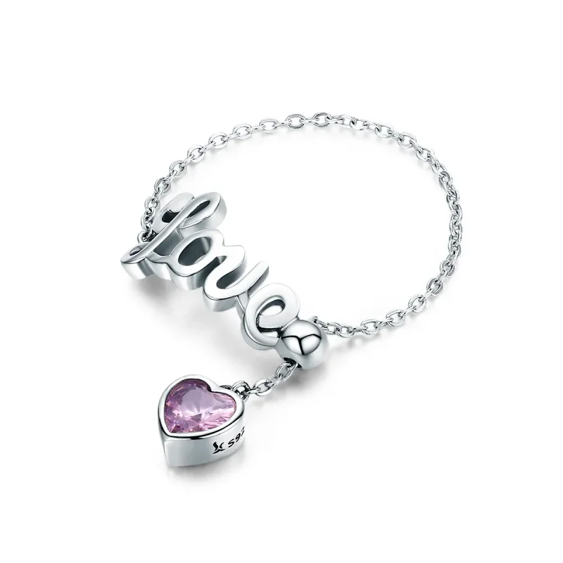 (image for) Silver Love Ring - PANDORA Style - SCR246 - Product Image