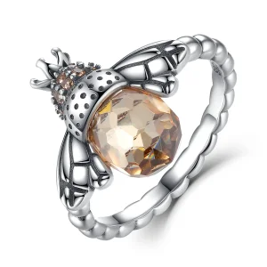 (image for) Silver Queen Bee Ring - PANDORA Style - SCR025