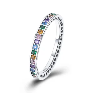 (image for) Silver Rainbow Ring - PANDORA Style - SCR392