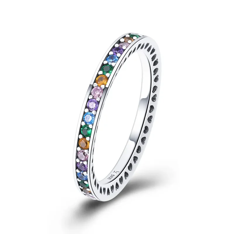 (image for) Silver Rainbow Ring - PANDORA Style - SCR392 - Product Image