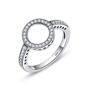 (image for) Silver Ring of Halo Ring - PANDORA Style - SCR041