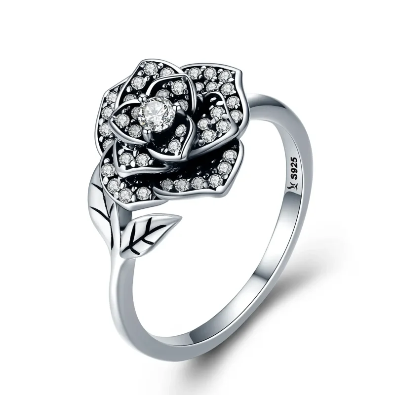 (image for) Silver Rose Love Ring - PANDORA Style - SCR382 - Product Image