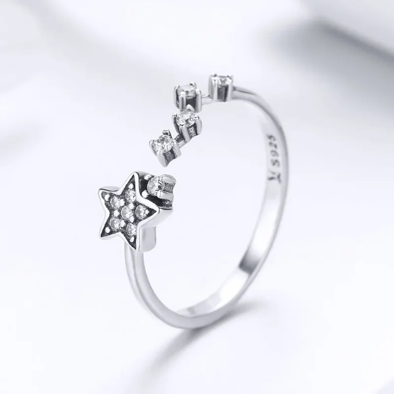 (image for) Silver Secret of Stars Ring - PANDORA Style - SCR440 - View 2