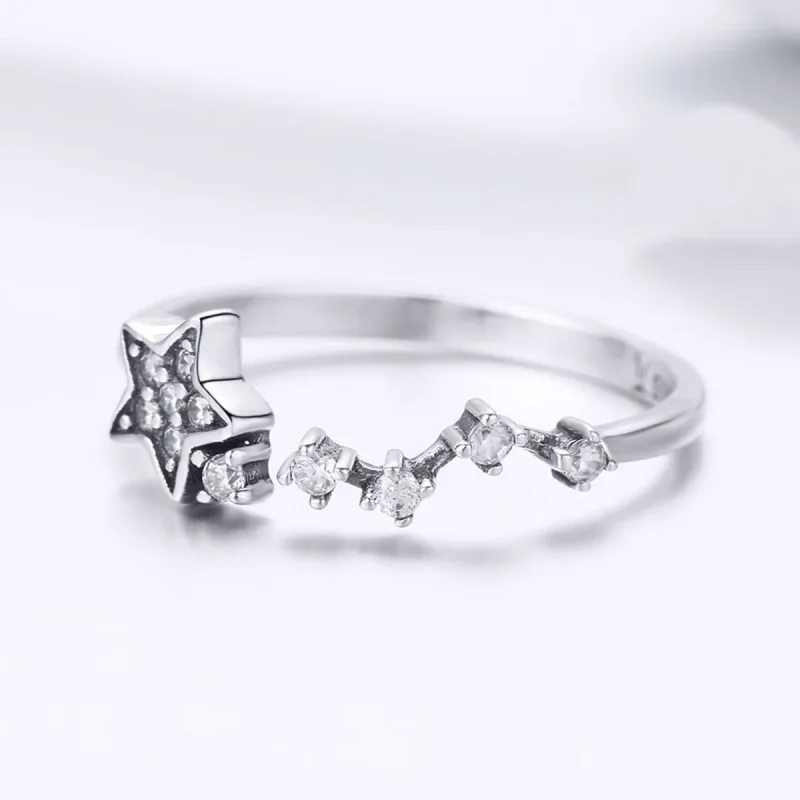 (image for) Silver Secret of Stars Ring - PANDORA Style - SCR440 - View 3