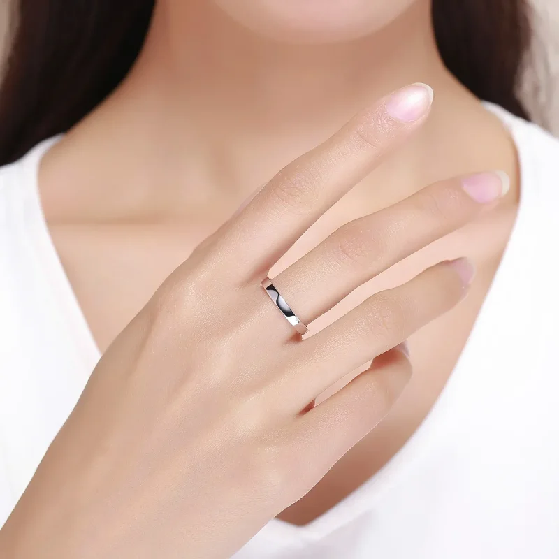 (image for) Silver Simple Feelings Ring - PANDORA Style - SCR343 - View 3