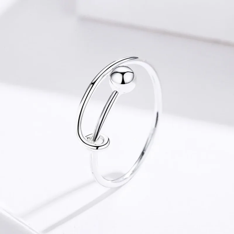 (image for) Silver Simple Ring - PANDORA Style - SCR520 - View 2