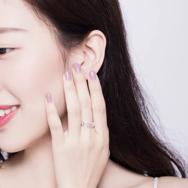 (image for) Silver Simple Ring - PANDORA Style - SCR520 - View 6