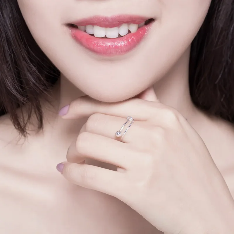 (image for) Silver Simple Ring - PANDORA Style - SCR520 - View 7