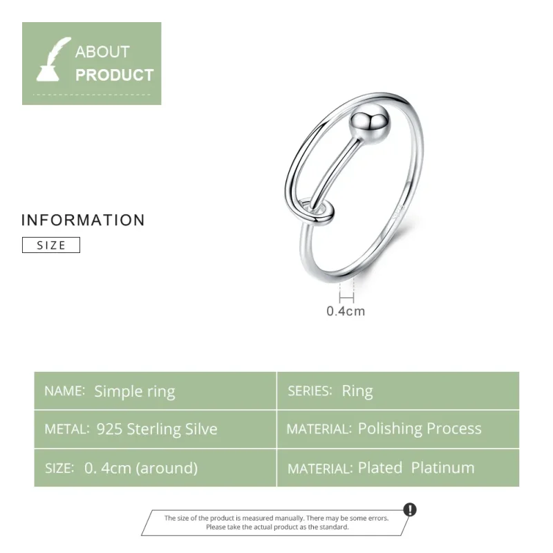 (image for) Silver Simple Ring - PANDORA Style - SCR520 - View 10