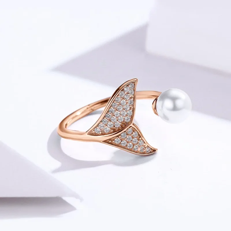 (image for) Silver Sparkling Mermaid Ring - PANDORA Style - SCR286 - View 4