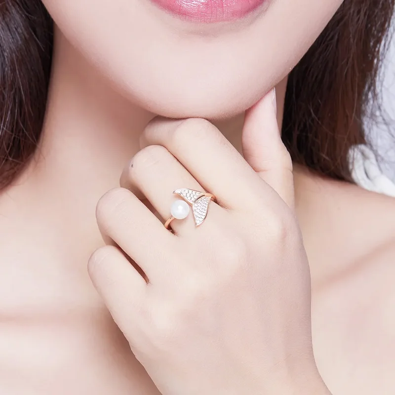 (image for) Silver Sparkling Mermaid Ring - PANDORA Style - SCR286 - View 7