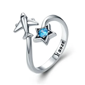 (image for) Silver Star Tours Ring - PANDORA Style - SCR322