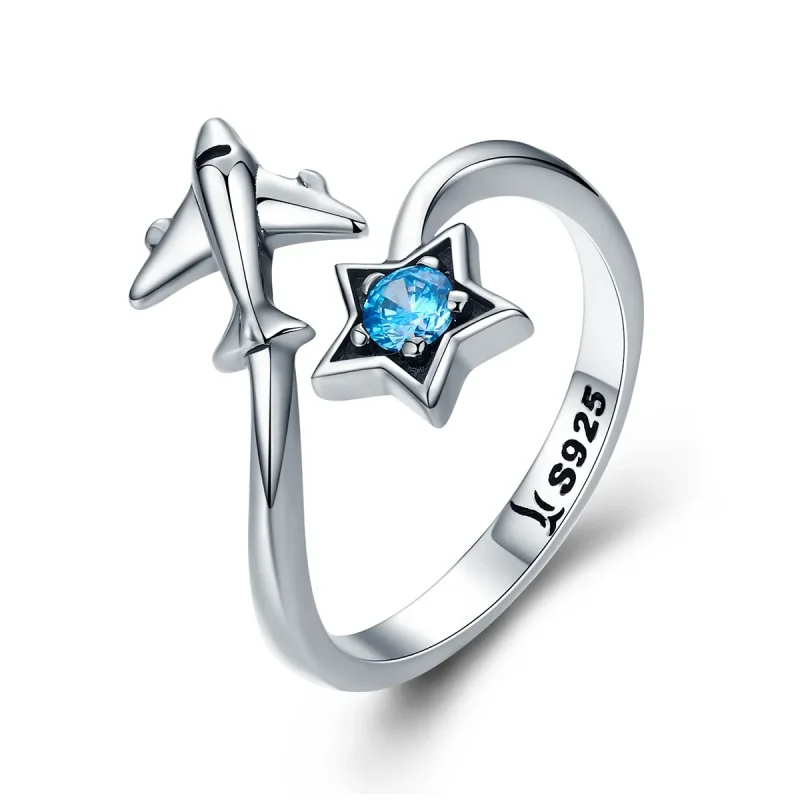 (image for) Silver Star Tours Ring - PANDORA Style - SCR322 - Product Image
