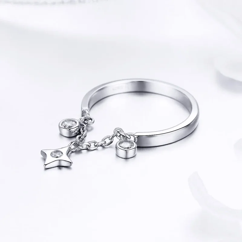 (image for) Silver Starry Sky Ring - PANDORA Style - SCR408 - View 2