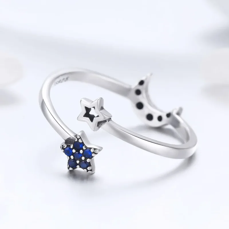 (image for) Silver Starry Sky Ring - PANDORA Style - SCR437 - View 3