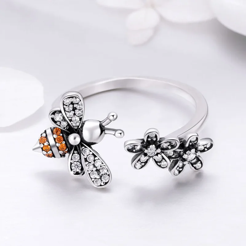 (image for) Silver Story of The Bee Ring - PANDORA Style - SCR422 - View 3