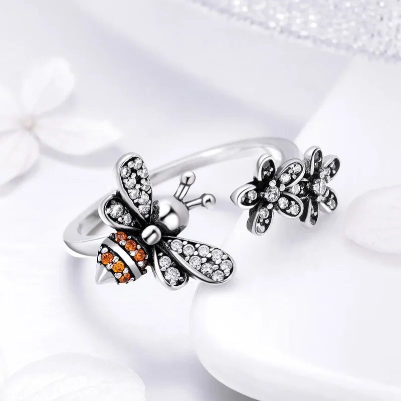 (image for) Silver Story of The Bee Ring - PANDORA Style - SCR422 - View 4
