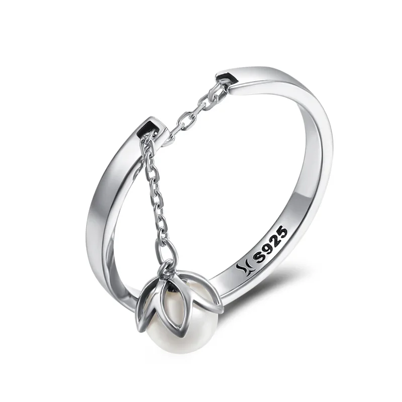 (image for) Silver Tears of Flowers Ring - PANDORA Style - SCR165 - Product Image