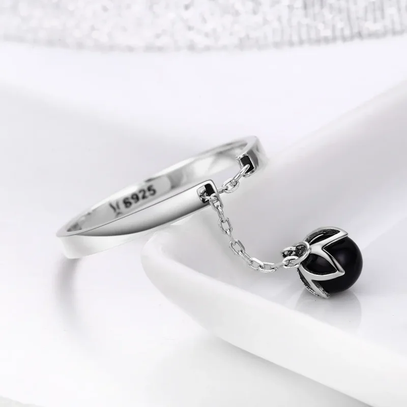 (image for) Silver Tears of Flowers Ring - PANDORA Style - SCR314 - View 6