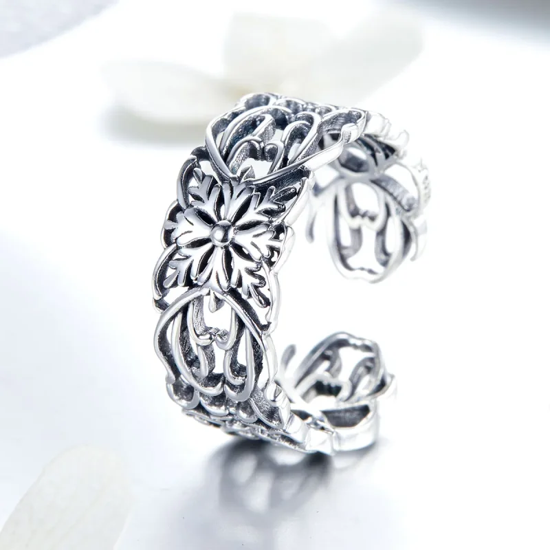 (image for) Silver Vintage Ring - PANDORA Style - SCR500 - View 2